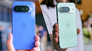 A photo of Google Pixel 9 and Google Pixel 10 Android phones