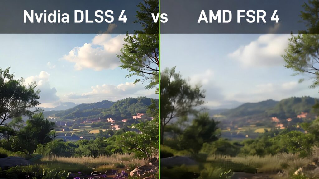 Image: DLSS 4 vs FSR 4 — Nvidia still edges ahead in AI upscaling, though AMD has closed the gap considerably with RDNA 4.